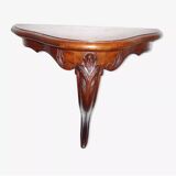 Small entrance console in solid oak.