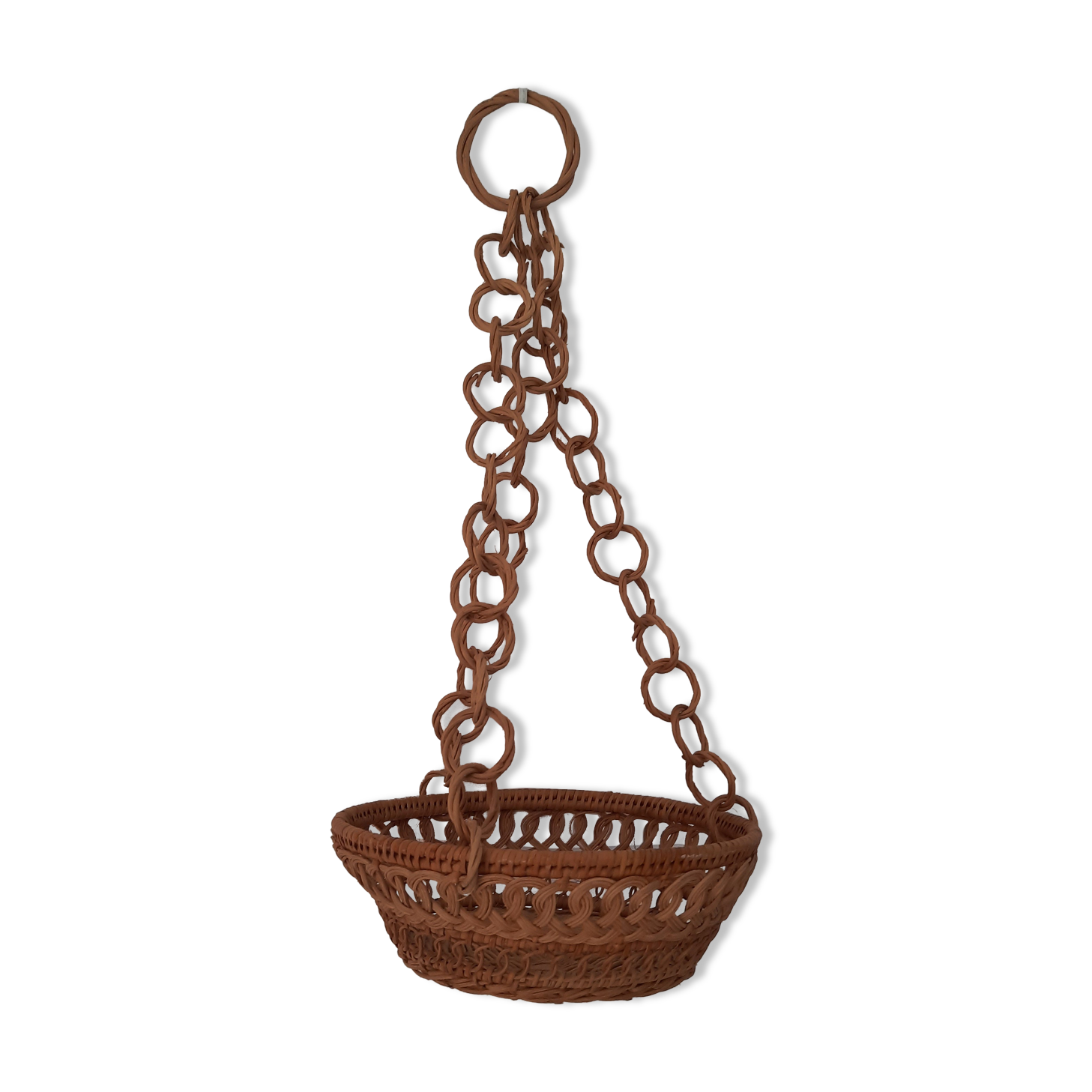 Suspension lamp for wicker plants