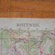 Vintage map of Rotweil Germany