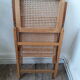 Vintage canne folding chair