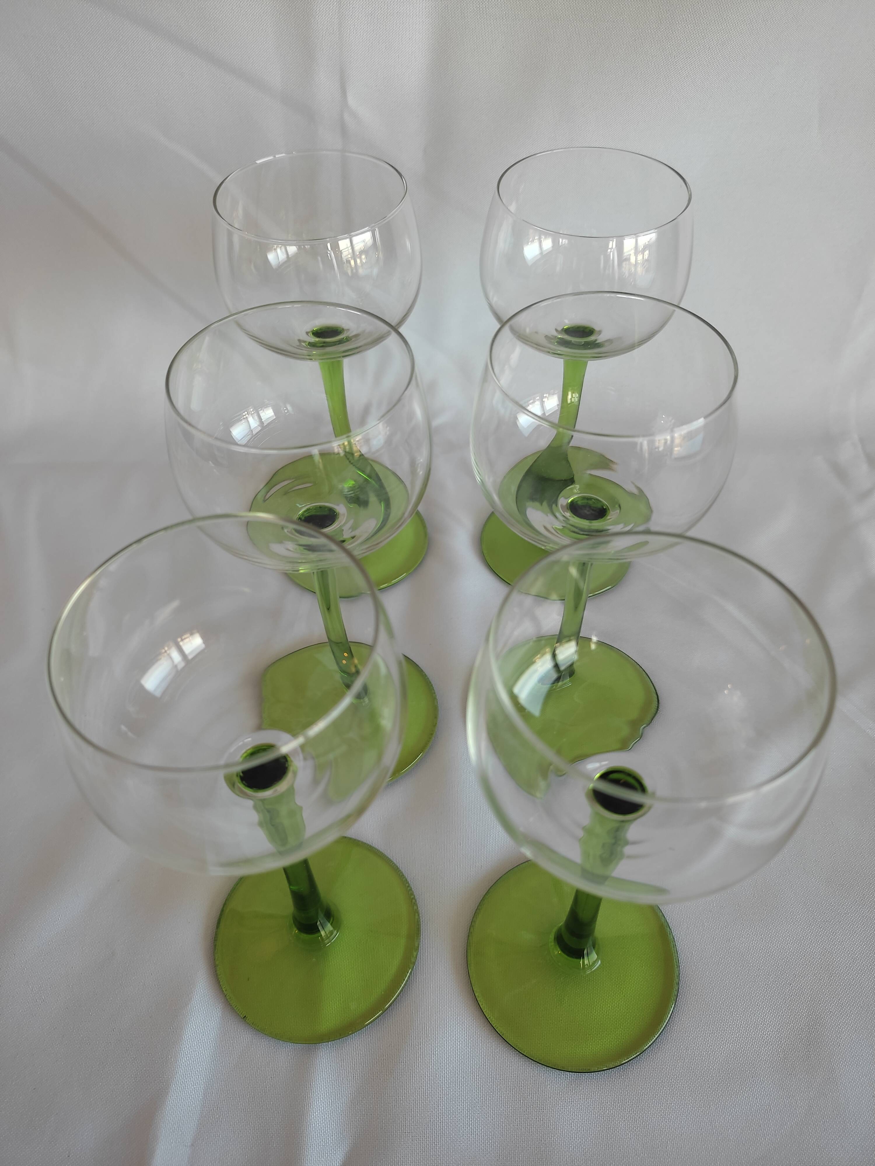Lot wine glasses Alsace