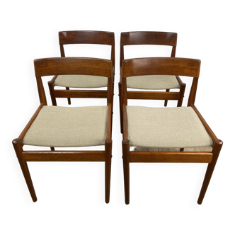 Set of 4 Pj 3-2 chairs by Paul Jeppesen