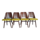 Set 4 chaises TON514 par Oswald Haerdtl, 1960s