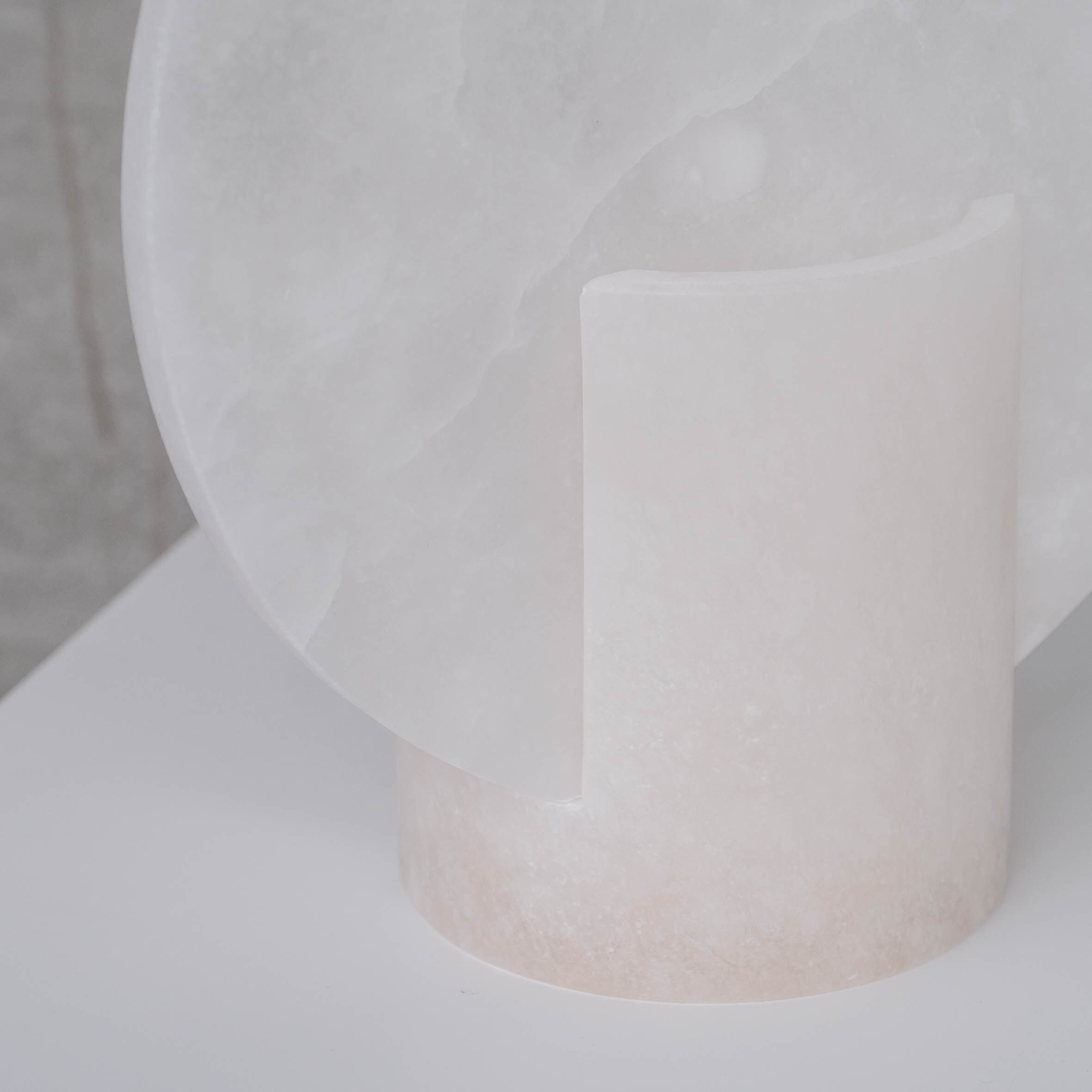 Pair of alabaster spanish table lamps