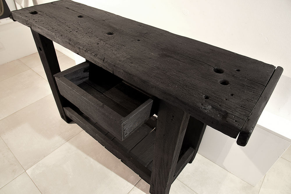 Console - Shou-Sugi-Ban