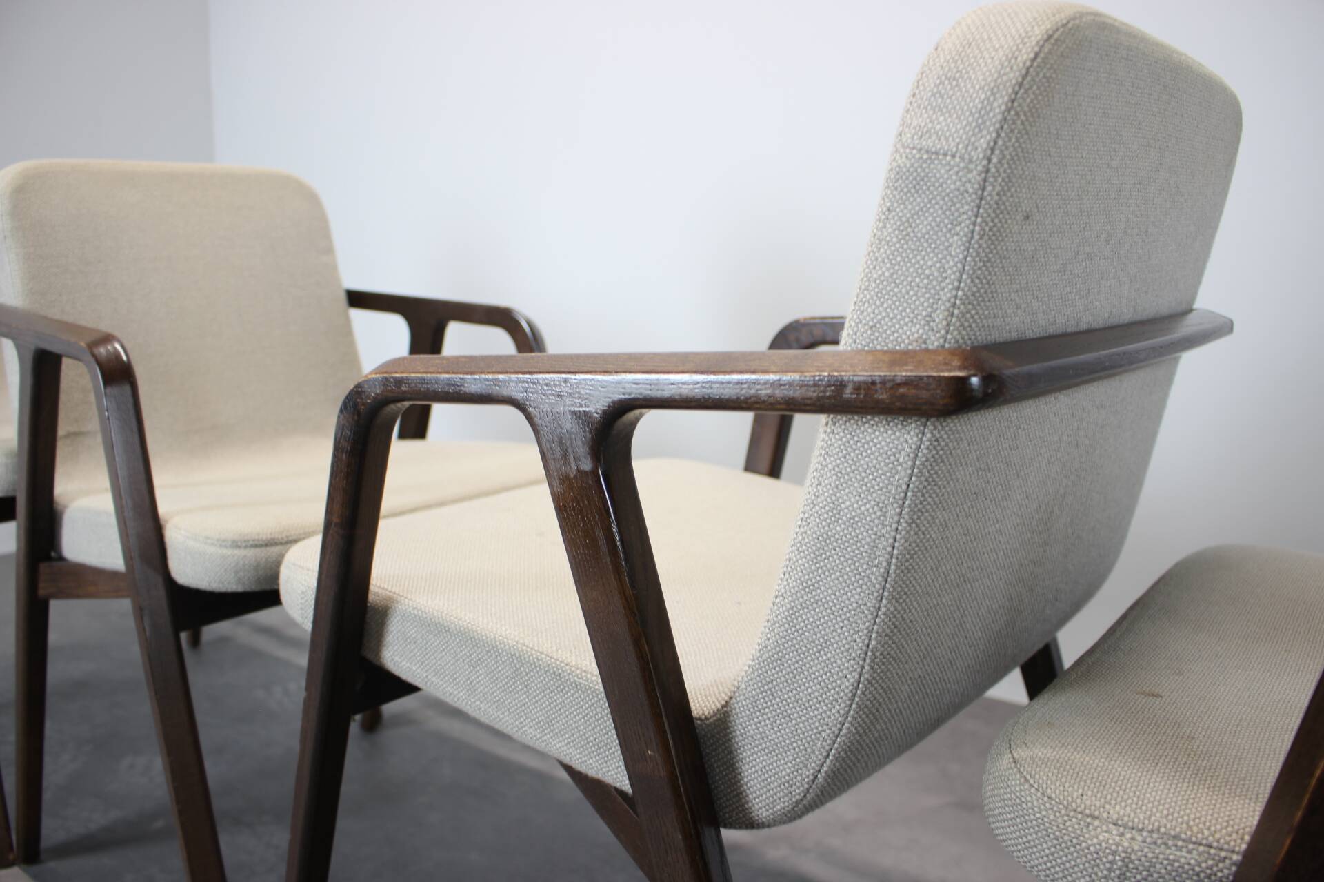 Set of 4 Lolita Dining Chair with Arms by Porada, 21st Century