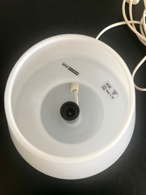 Lampe champignon verre