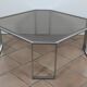 Table basse verre fumé