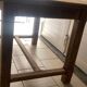 Solid oak table, handcrafted.