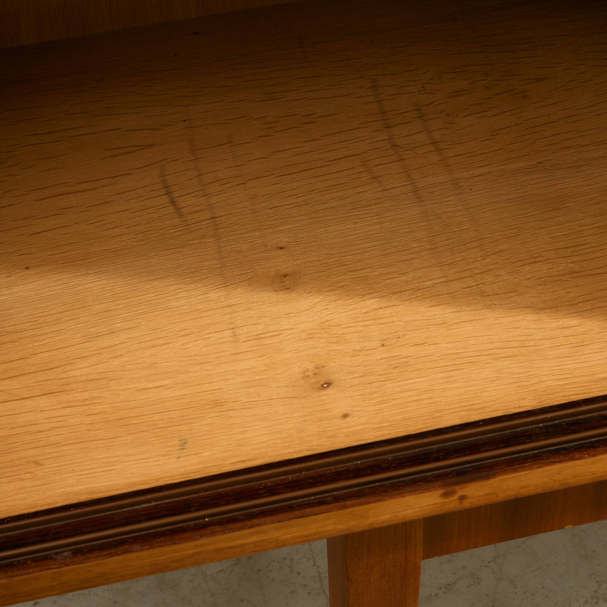 Rosewood and Teak Low Sideboard with Sliding Doors, 1960s
