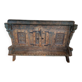 Indian buffet made of wood and iron