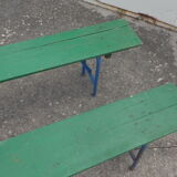 2 brewery folding benches