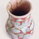 Large Fratelli Fanciullacci Sgraffito Ceramic Vase, Restored Kintsugi-Style