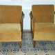 Scandinavian 50s/60s gold daybed canapé.