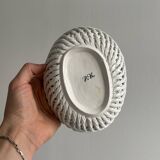 Small twisted porcelain bowl