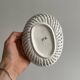 Small twisted porcelain bowl