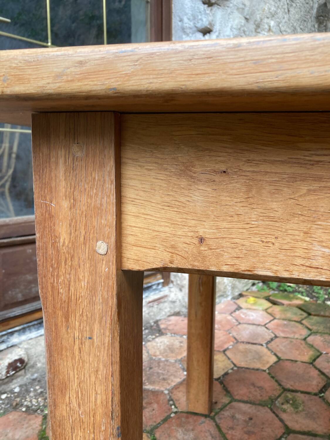 Vintage farmhouse table