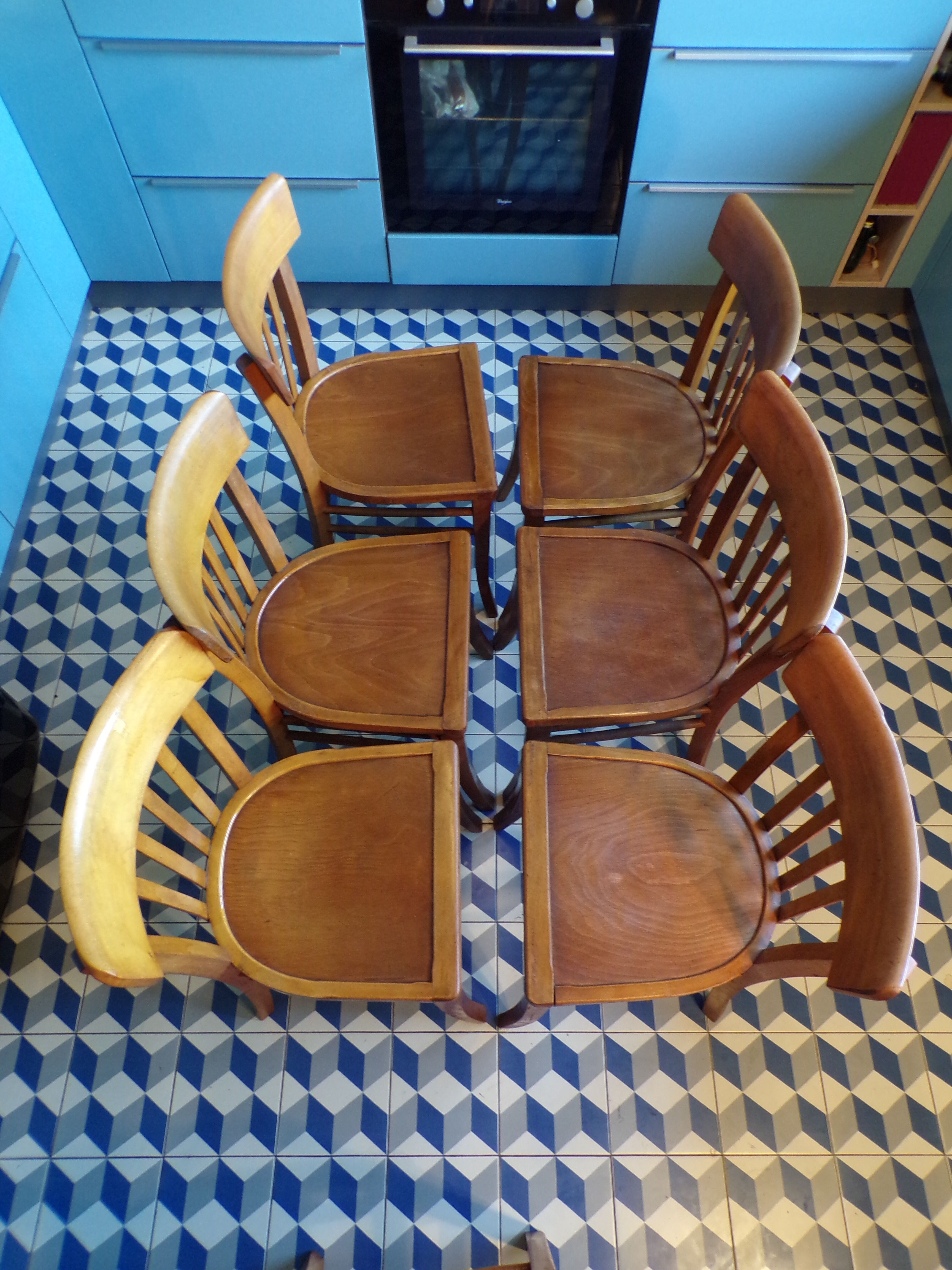 Suite 6 vintage bistro chairs