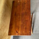 Rectangular wooden coffee table