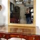 Antique fireplace mirror Louis Philippe 104x108cm