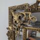 Miroir en bois doré à parecloses époque Napoléon III