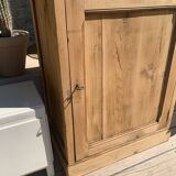 Raw wood sideboard