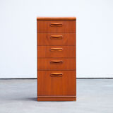 Scandinavian chest of drawers, vintage 1960