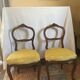 Rococo chair pair