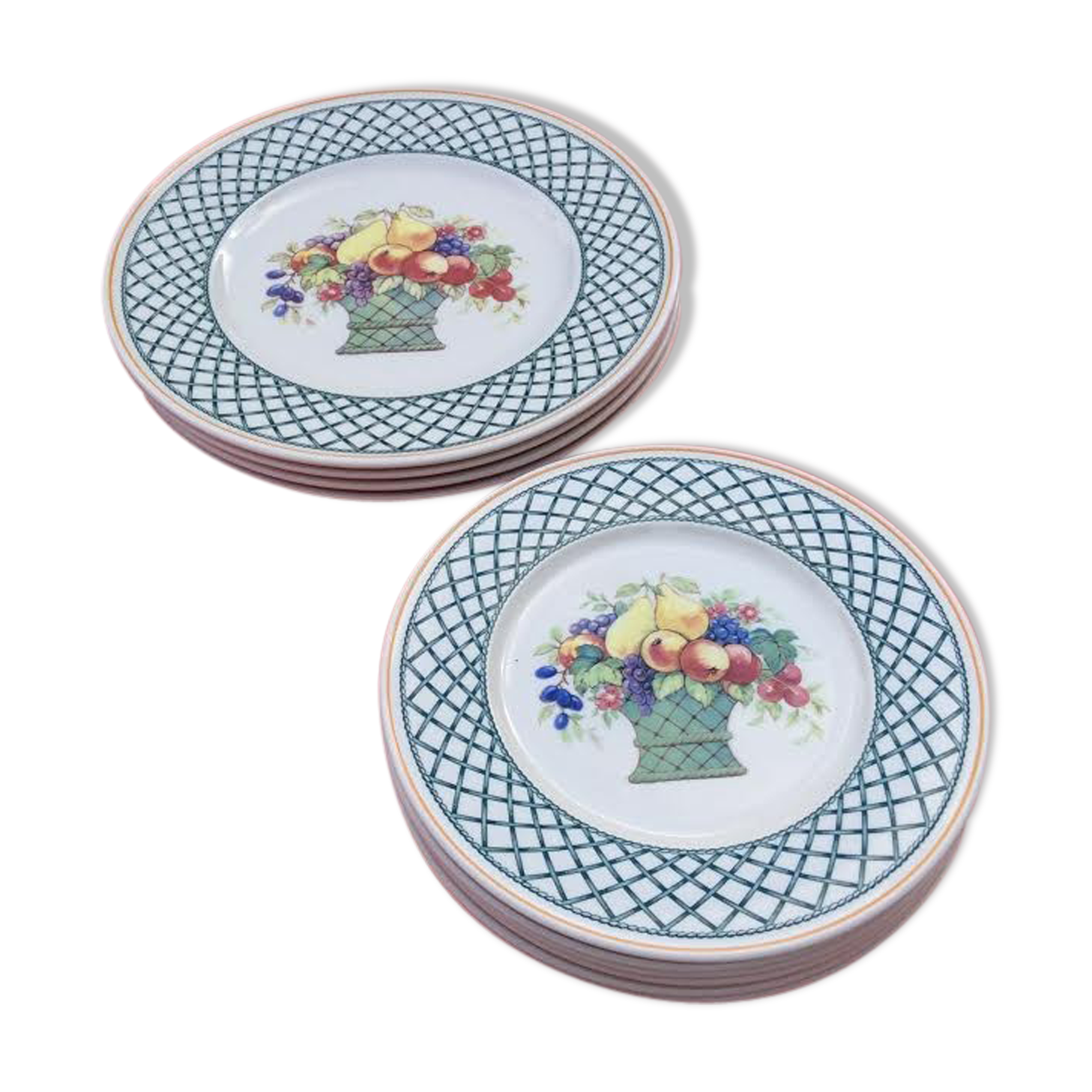 10 Plates Villeroy Boch Model Basketball