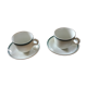 Tasses et soucoupes Sarreguemines terre de fer