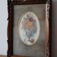 Old painting bouquet of flowers
