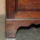 Georgian oak commode with a folding top, English, 18th century.