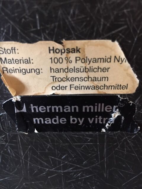 Chaises dsx fibre & hopsak Charles & Ray Eames pour Herman Miller 1972