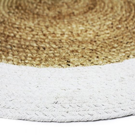 Round carpet in jute 90 cm