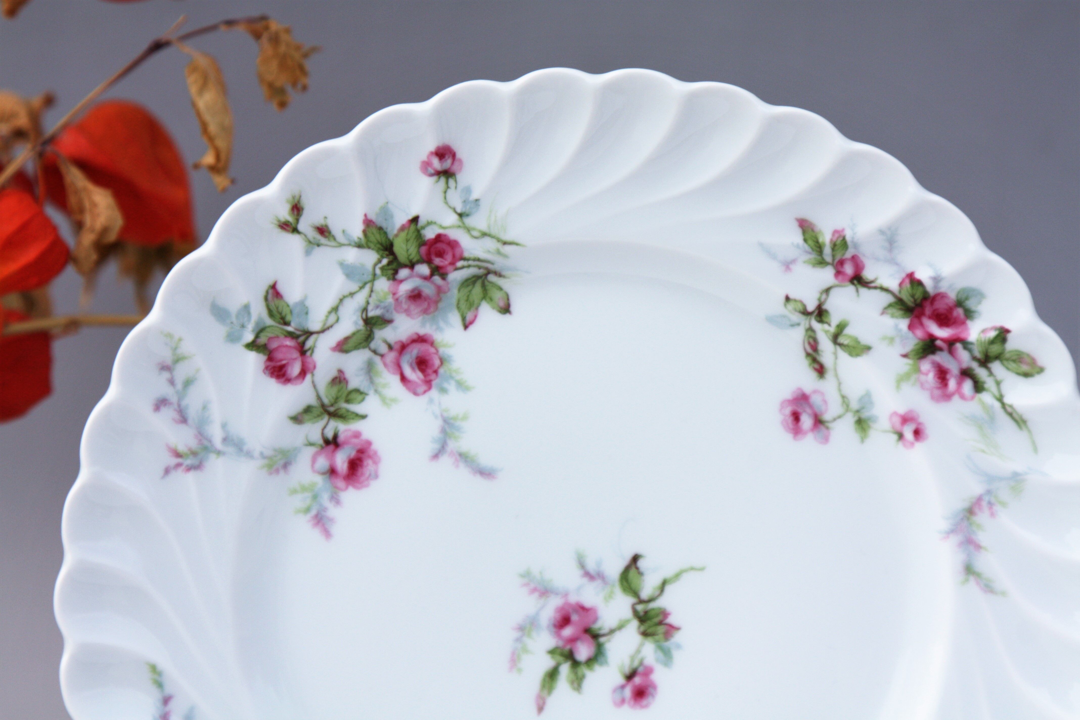 Service De Table Haviland Limoges Modèle Sylvie Décor Roses - Porcelaine