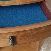 Walnut Art Deco side table 1930