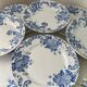 Set of 8 Terre de Fer Saint Amand & Hamage Snowball Plates