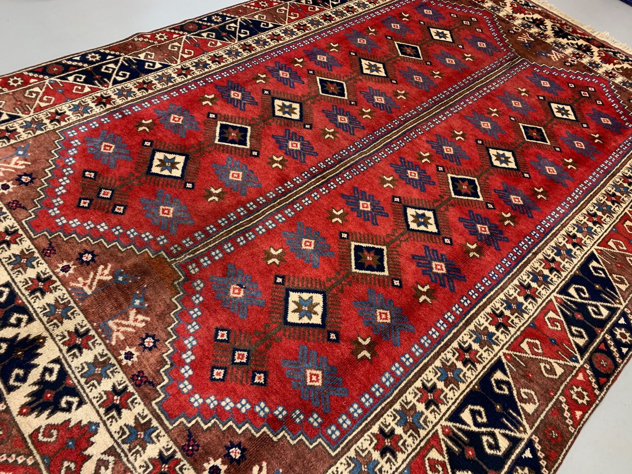 Vintage Turkish Tribal Rug 300x200 cm