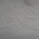 Drap ancien monogrammé GP