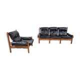 Set of vintage brutalist sofa's, 1970s