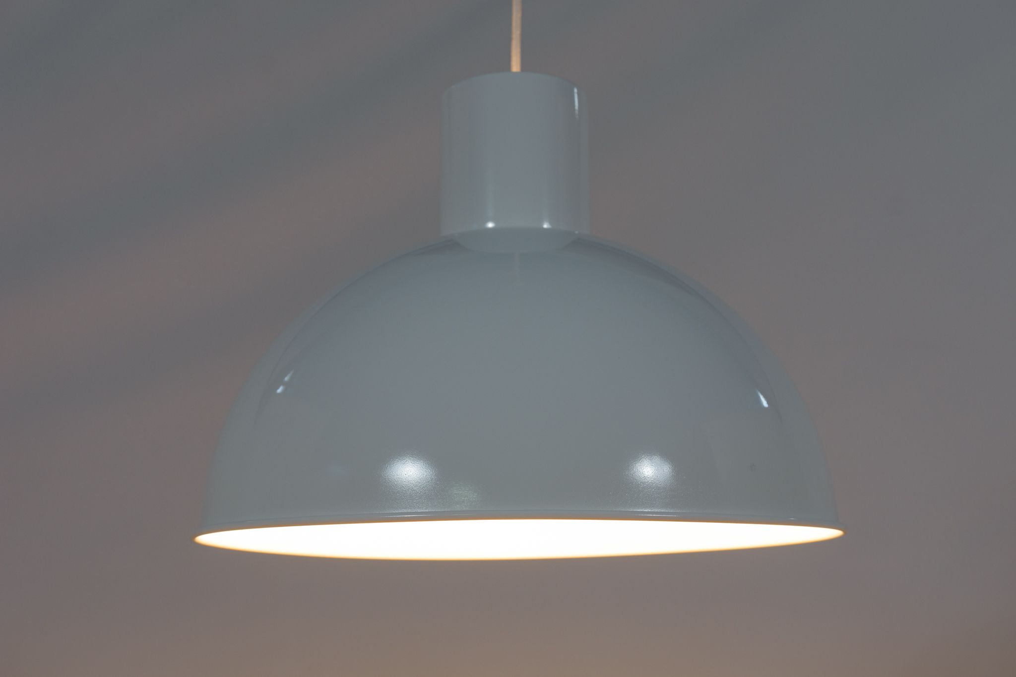 Bunker hanging lamp by Johannes Hammerborg for Fog & Menup, 1970s
