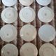 12 antique flat plates in ironstone