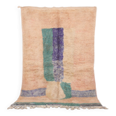 Peach Boujaad Rug 165 x 265 cm - Berber Wool Rug - Moroccan Rug Handmade