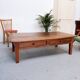 Table basse de ferme vintage bois