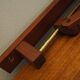 Teak wall lamp Scissor, Danish design, 1970s, manufacture: Lyfa
