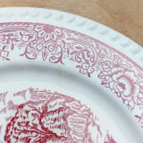 5 assiettes plates Badon