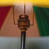 Vintage tripod lamp, bedside lamp, table lamp, rockabilly, retro, scoubidou son lamp, decoration