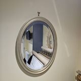 Miroir ovale biseauté