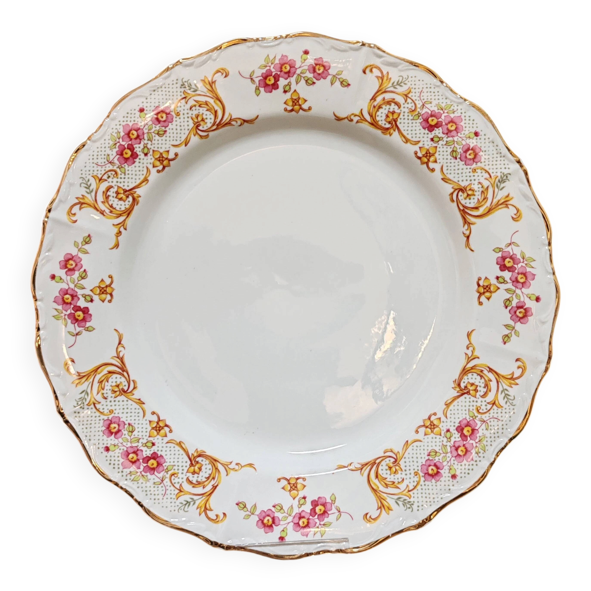 Plat de service en porcelaine Digoin