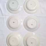 Assiettes creuses HBCM, St Amand